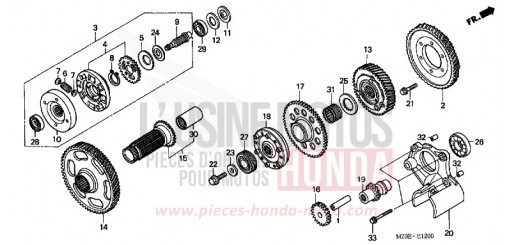 PRIMAIRE A ENGRENAGE GL1500C2 de 2002